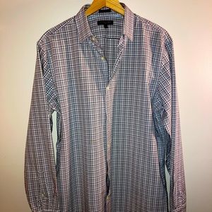 Banana republic plaid long sleeve shirt